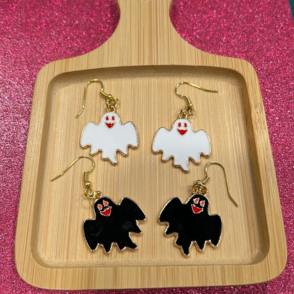A Pair of Happy Ghosts Earrings